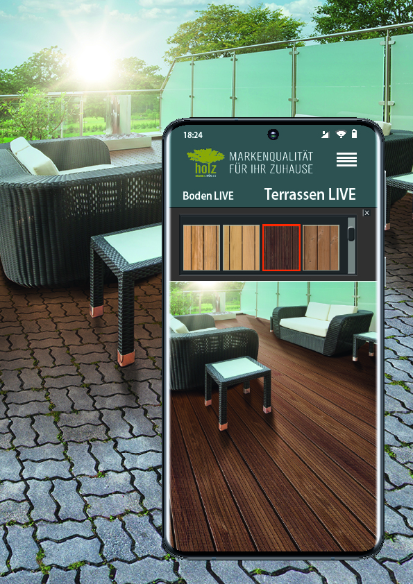 Terrassenbeläge planen im Terrasse LIVE von Holzmarkt Wörlitz